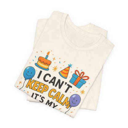 Regalo de cumpleaños para papá No puedo mantener la calma Es el cumpleaños de mi papá Feliz padre