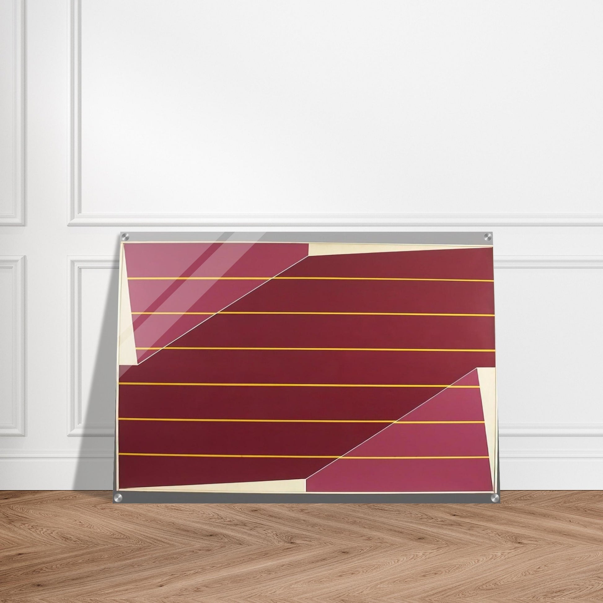 Line Rotation - 1964 - Larry Zox Acrylic Print - 70x100 cm / 28x40″ inches | Larry Zox Wall Art | Larry Zox Prints