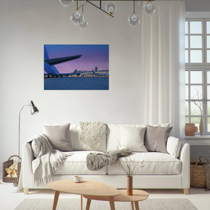 Taxiway - Hiroshi Nagai Brushed Aluminum Print - 70x100 cm / 28x40 inches | Hiroshi Nagai Aluminum Print | Hiroshi Nagai Prints