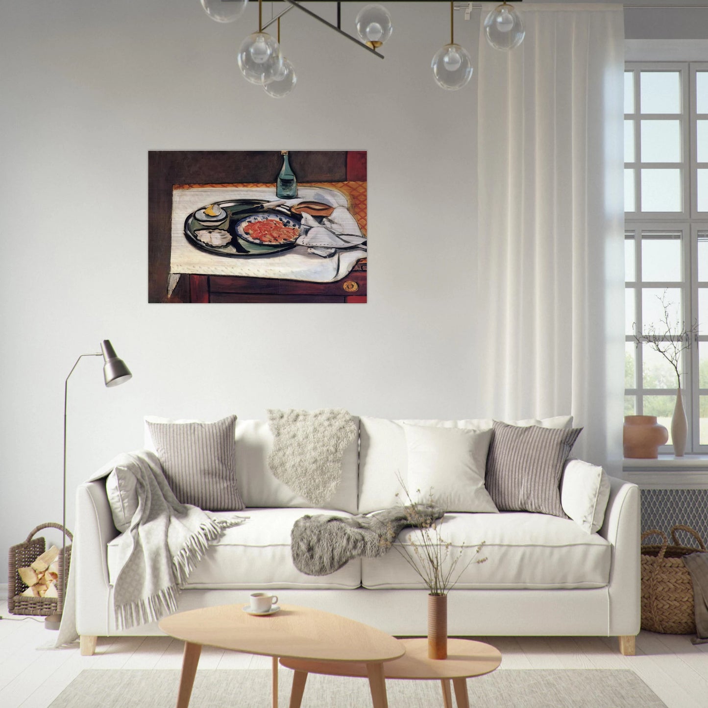 STILL LIFE WITH SHELLFISH - Henri Matisse Brushed Aluminum Print - 70x100 cm / 28x40 inches | Henri Matisse Aluminum Print | Henri Matisse Prints