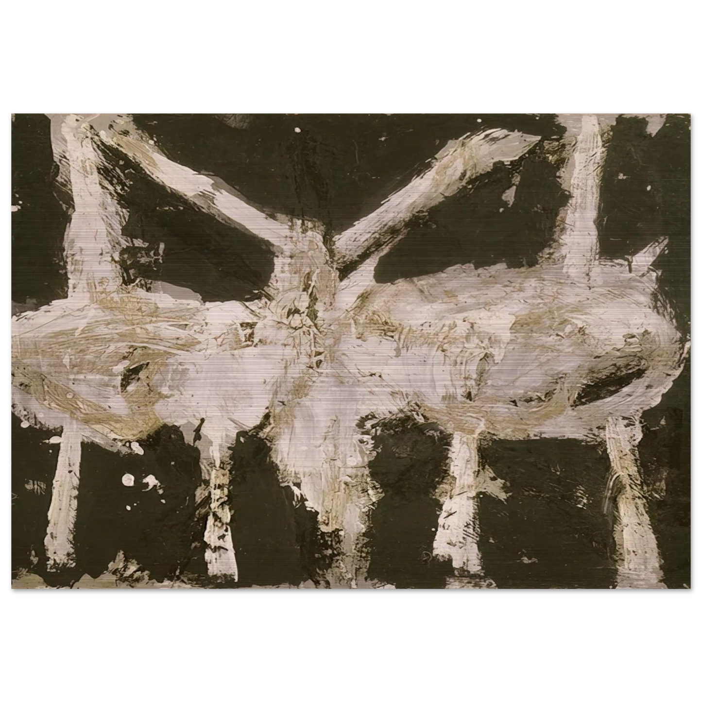 Min-Oe - Cy Twombly Brushed Aluminum Print - 70x100 cm / 28x40 inches | Cy Twombly Aluminum Print | Cy Twombly Prints