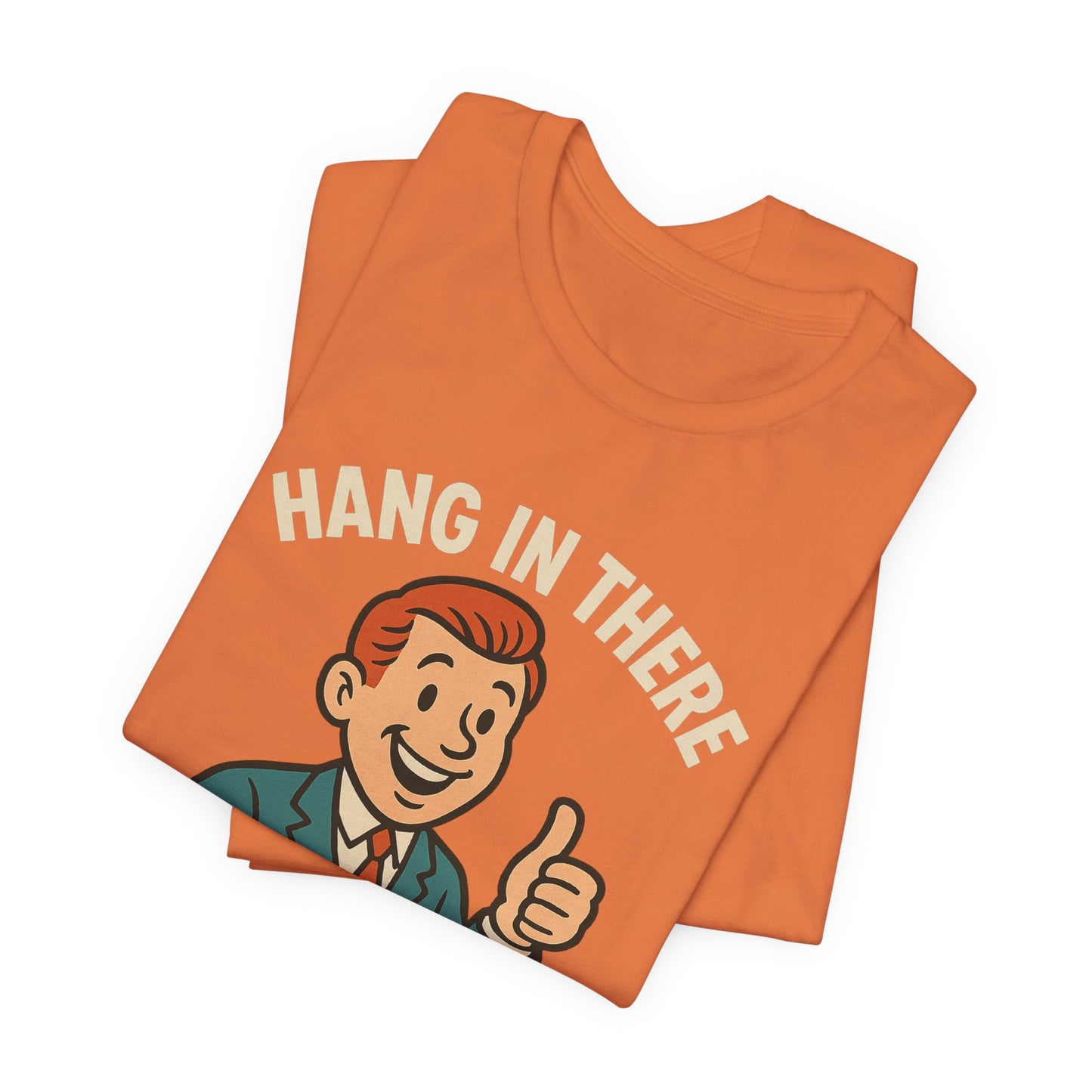 Camiseta divertida con cita sarcástica "Aguanta, que empeora", humor negro, camiseta gráfica divertida.
