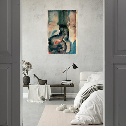Portrait No. III - Georgia O'Keeffe Brushed Aluminum Print - 70x100 cm / 28x40 inches | Georgia O'Keeffe Aluminum Print | Georgia O'Keeffe Prints