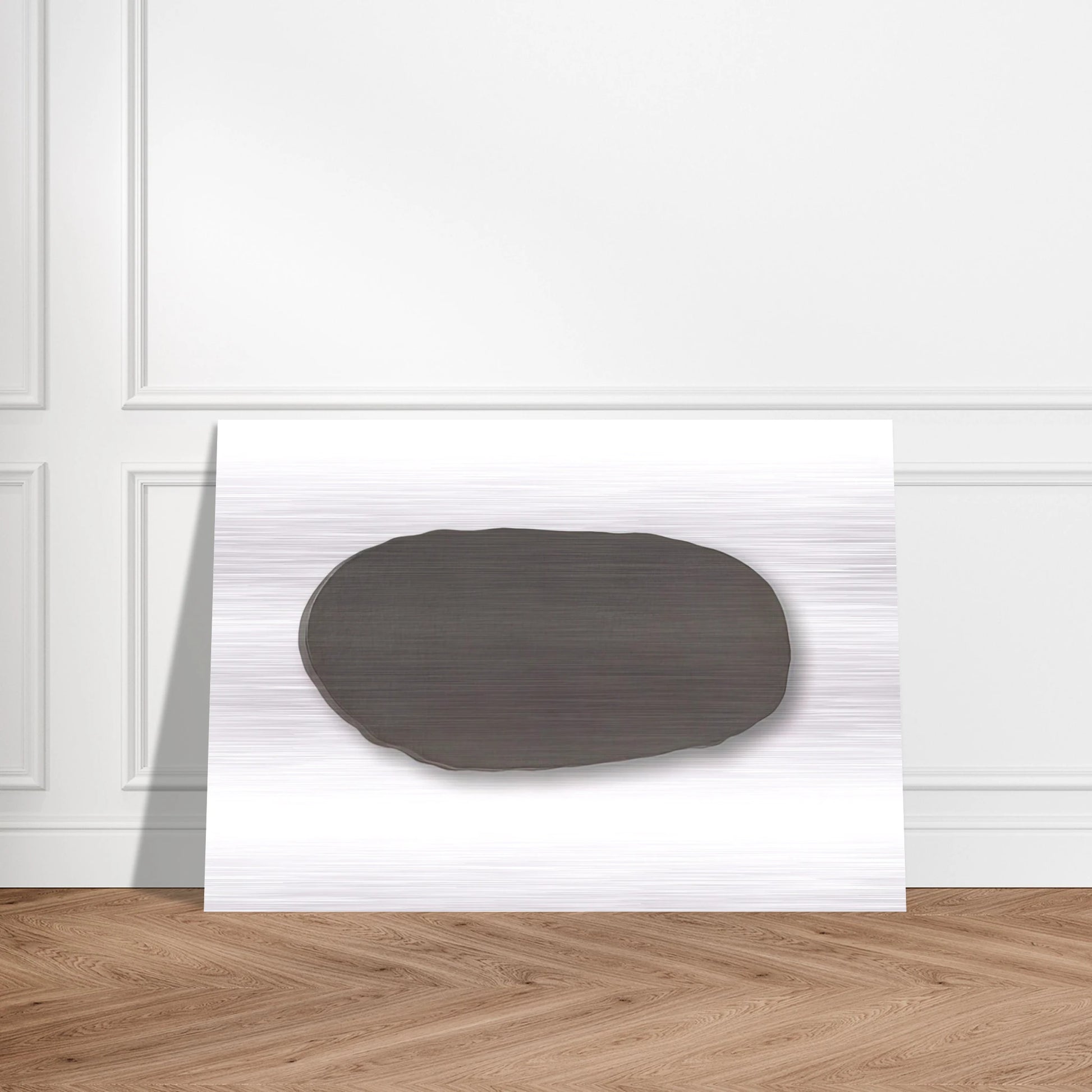 GRAUE SCHEIBE 1970 - BLINKY PALERMO Brushed Aluminum Print - 70x100 cm / 28x40 inches | BLINKY PALERMO Aluminum Print | BLINKY PALERMO Prints
