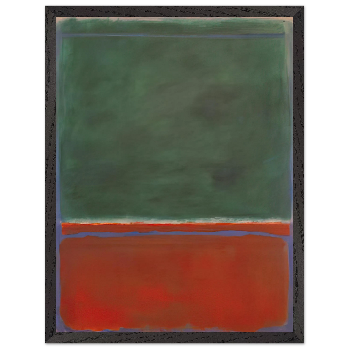 Mark Rothko - Green and Maroon - 1953 Wall Art - 60x80 cm / 24x32 inches - Fine Art Poster-canvas - -