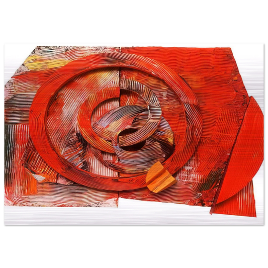 Waking Up - Sam Gilliam Brushed Aluminum Print - 70x100 cm / 28x40 inches | Sam Gilliam Aluminum Print | Sam Gilliam Prints