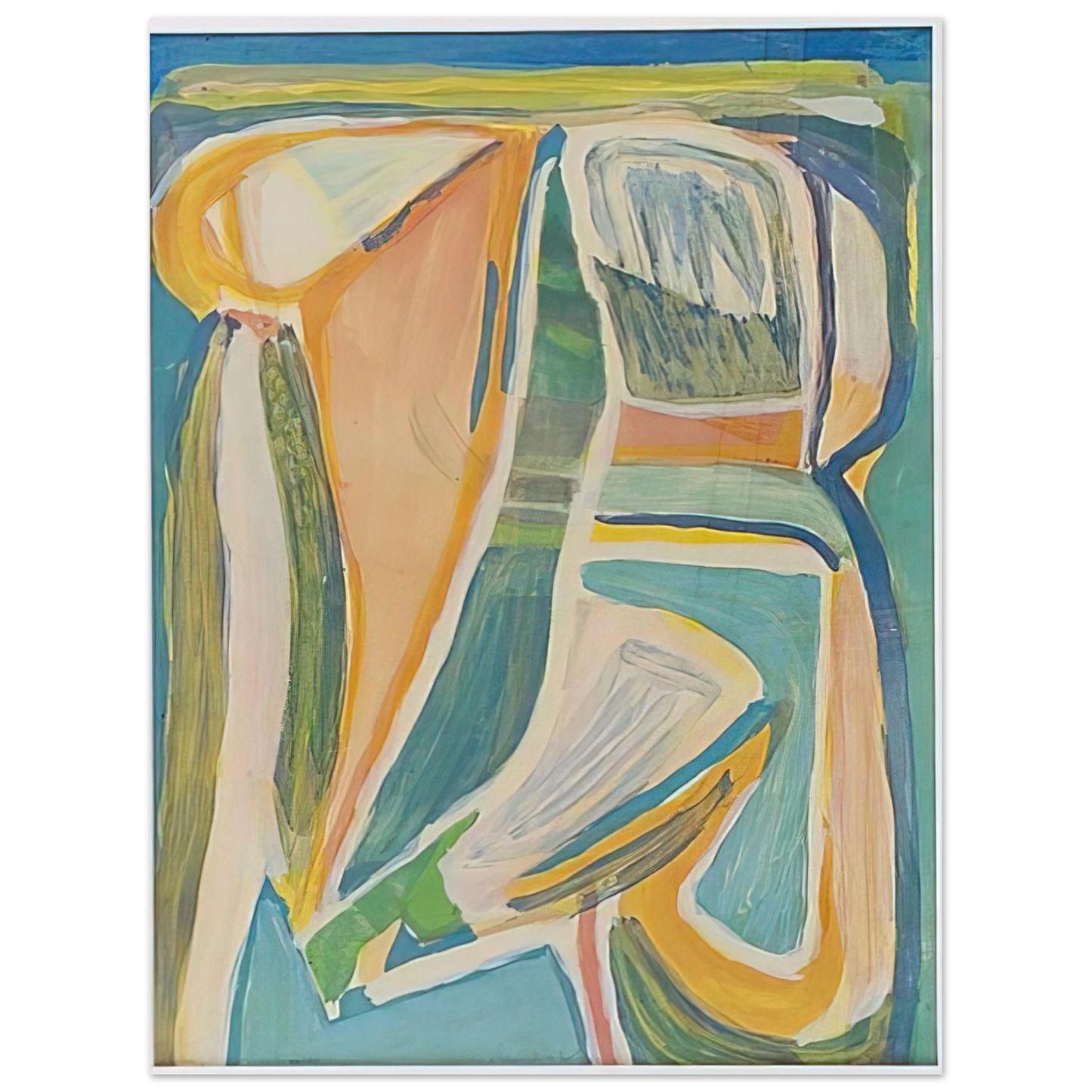 Bram van Velde - Untitled - Lyrical Abstraction  75x100 cm / 30x40inches Fine Art Poster