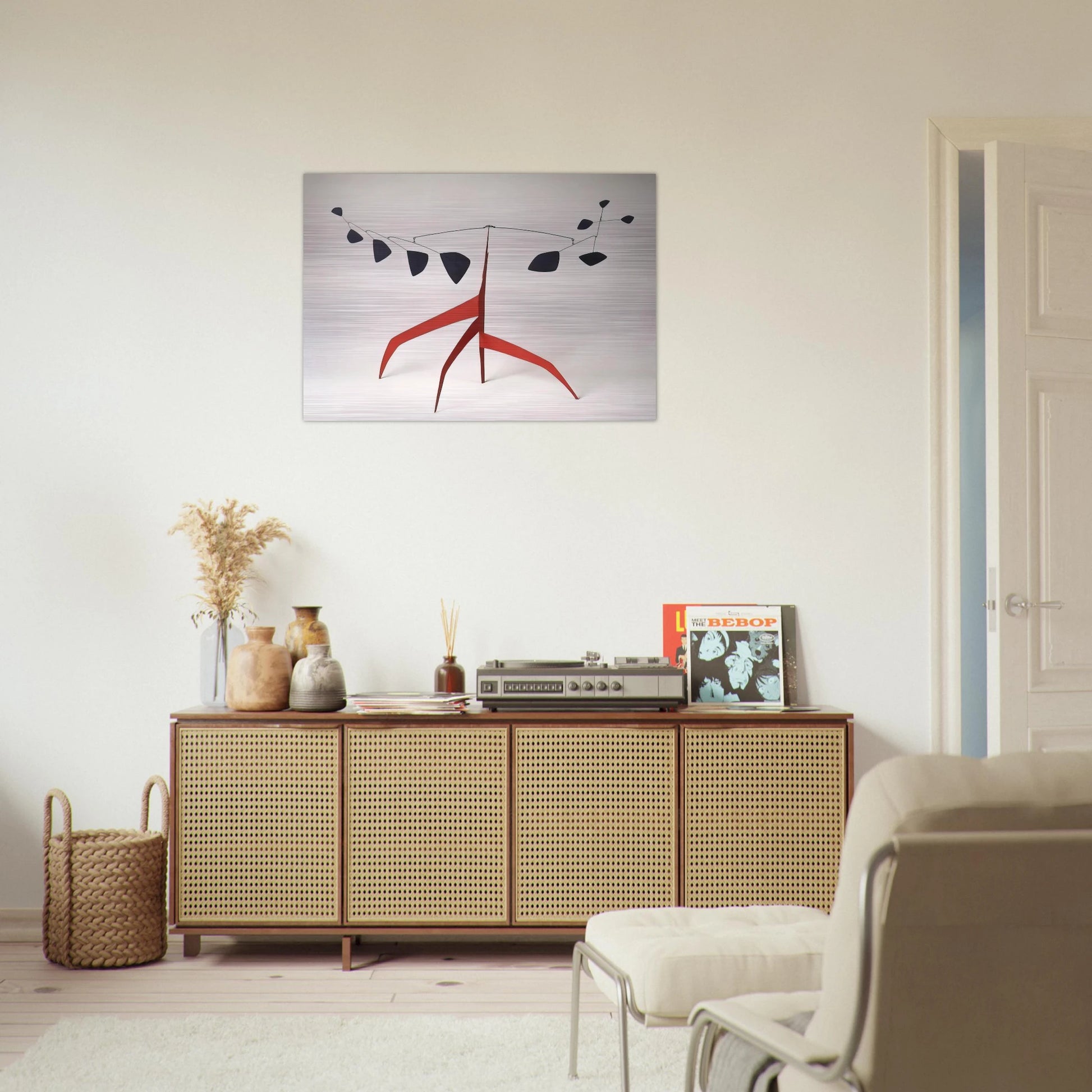 SOUTHERN CROSS MAQUETTE 1963 - Alexander Calder Brushed Aluminum Print - 70x100 cm / 28x40 inches | Alexander Calder Aluminum Print | Alexander Calder Prints