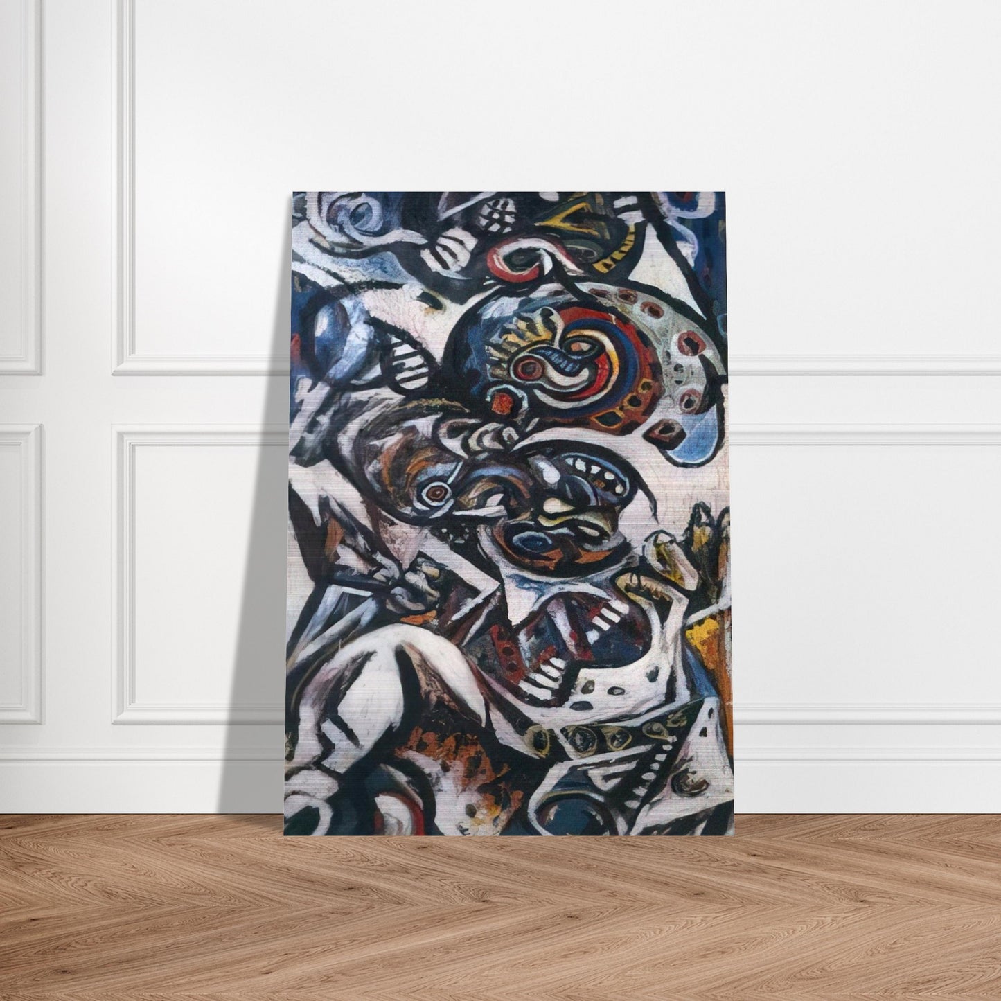 BIRTH - Jackson Pollock Brushed Aluminum Print - 70x100 cm / 28x40 inches | Jackson Pollock Aluminum Print | Jackson Pollock Prints