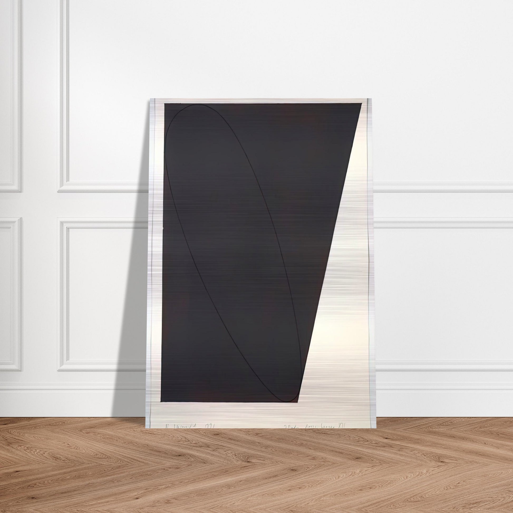 STUDY ATTIC SERIES XII 1991 - Robert Mangold Brushed Aluminum Print - 70x100 cm / 28x40 inches | Robert Mangold Aluminum Print | Robert Mangold Prints