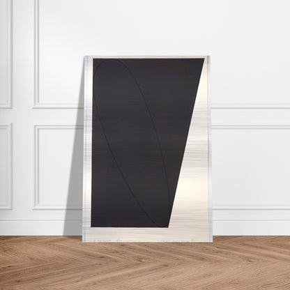 STUDY ATTIC SERIES XII 1991 - Robert Mangold Brushed Aluminum Print - 70x100 cm / 28x40 inches | Robert Mangold Aluminum Print | Robert Mangold Prints