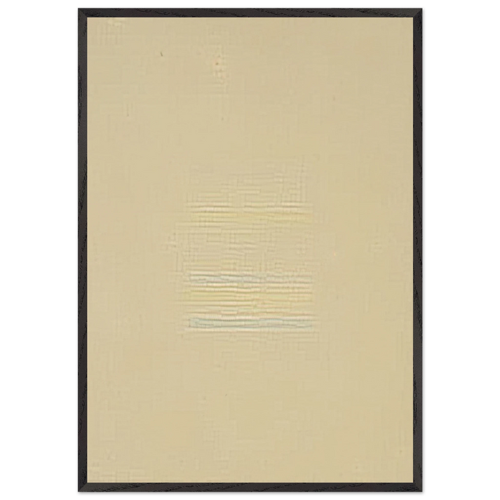 Spazio Luce - 1974 - Antonio Calderara 70x100 cm / 28x40 inches Framed Art Print – Black Wooden Frame