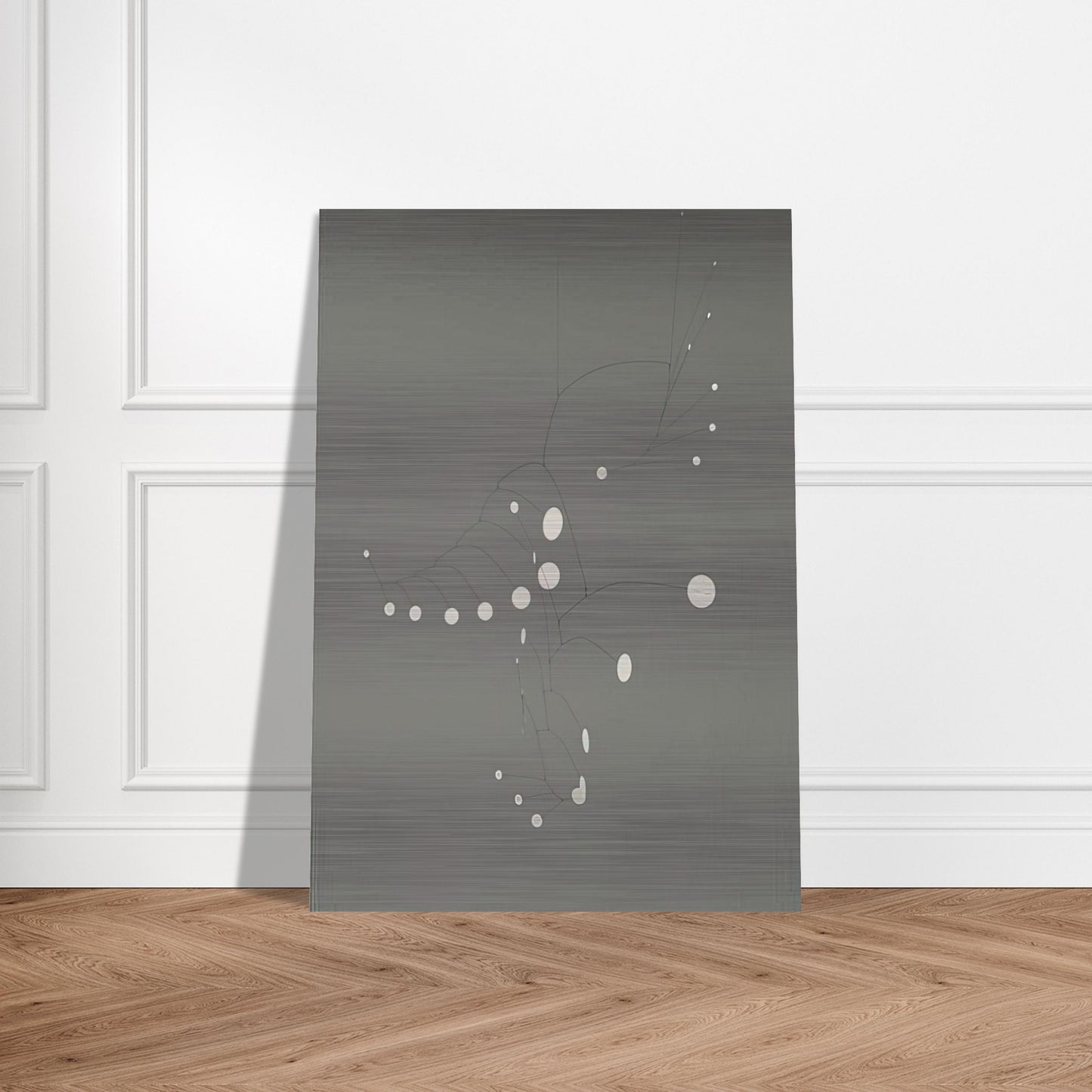 SNOW FLURRY 1948 - Alexander Calder Brushed Aluminum Print - 70x100 cm / 28x40 inches | Alexander Calder Aluminum Print | Alexander Calder Prints