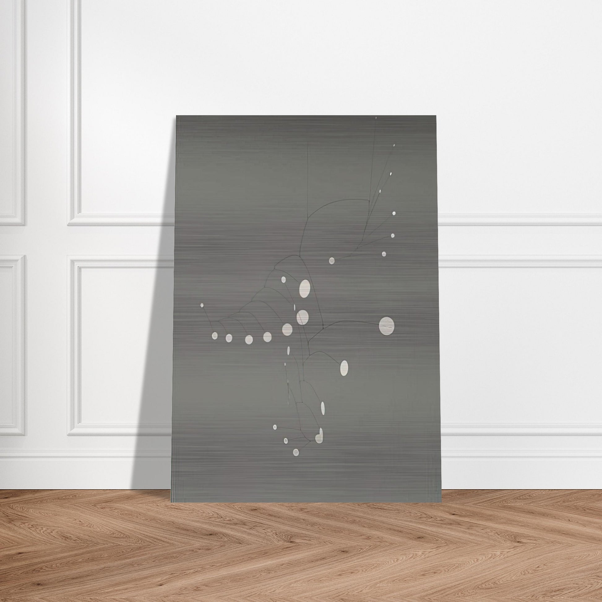 SNOW FLURRY 1948 - Alexander Calder Brushed Aluminum Print - 70x100 cm / 28x40 inches | Alexander Calder Aluminum Print | Alexander Calder Prints