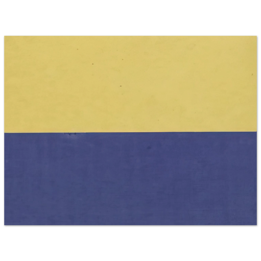 Ellsworth Kelly - Yellow and Blue  75x100 cm / 30x40inches Fine Art Poster