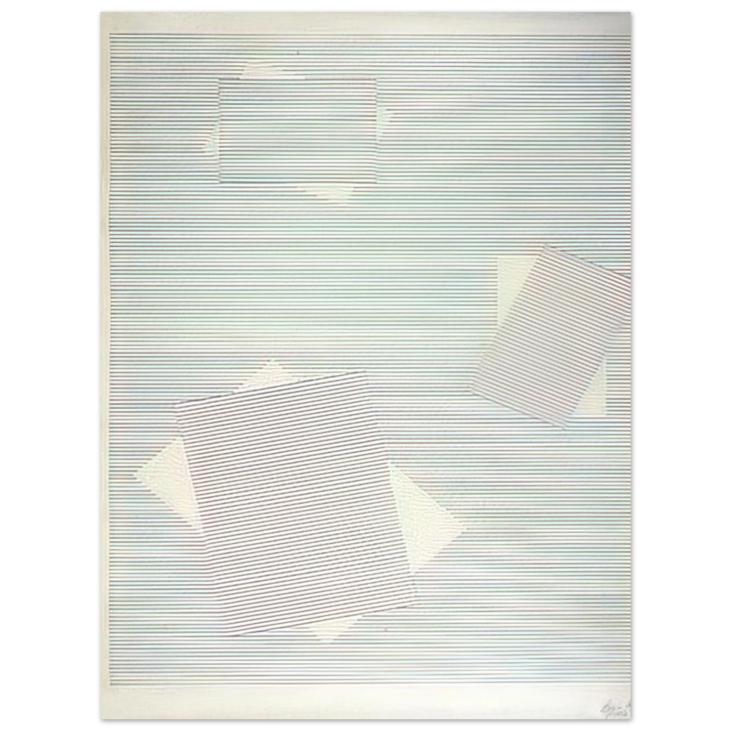 Lygia Pape - Graphics - 1957  75x100 cm / 30x40inches Fine Art Poster