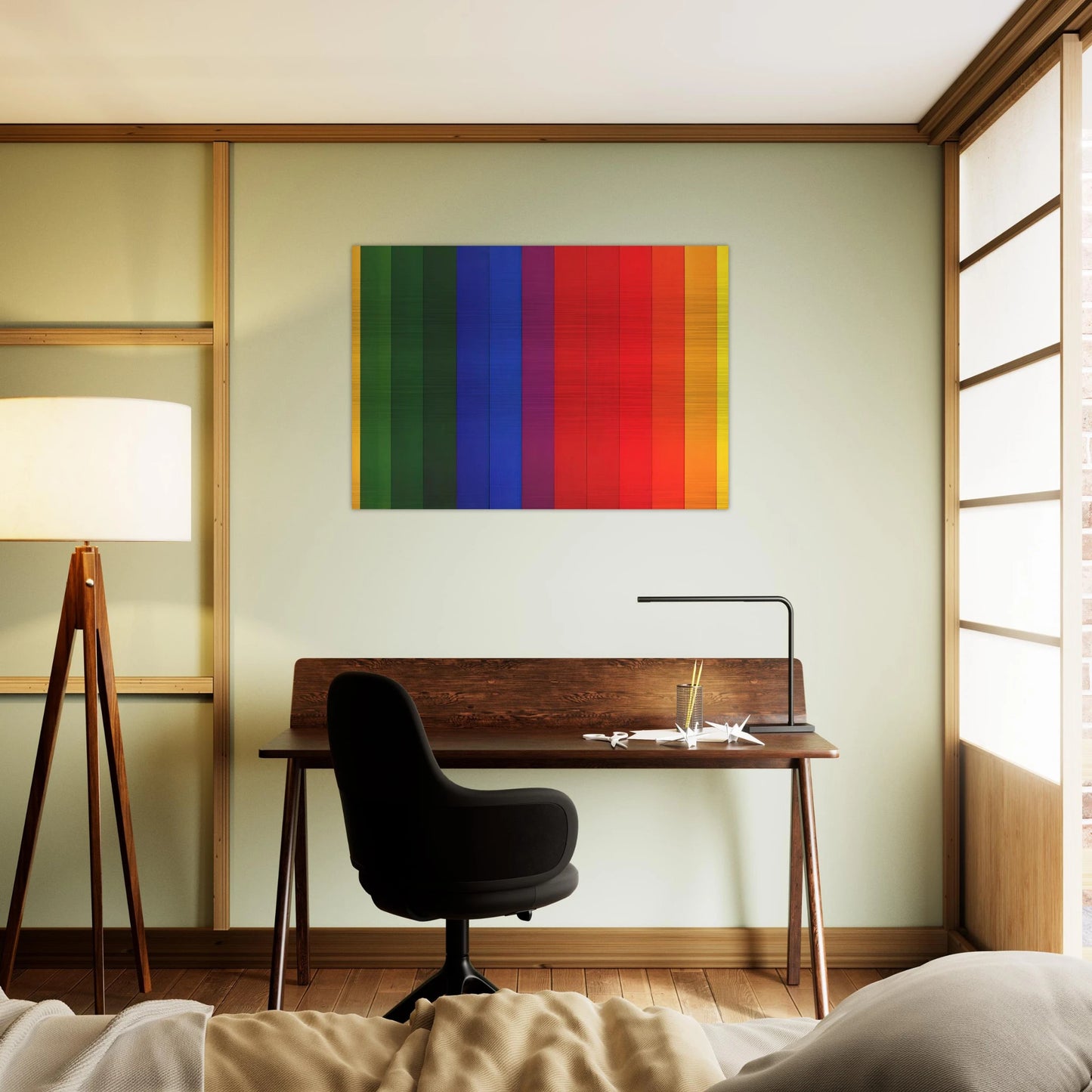 Spectrum III - Ellsworth Kelly Brushed Aluminum Print - 70x100 cm / 28x40 inches | Ellsworth Kelly Aluminum Print | Ellsworth Kelly Prints