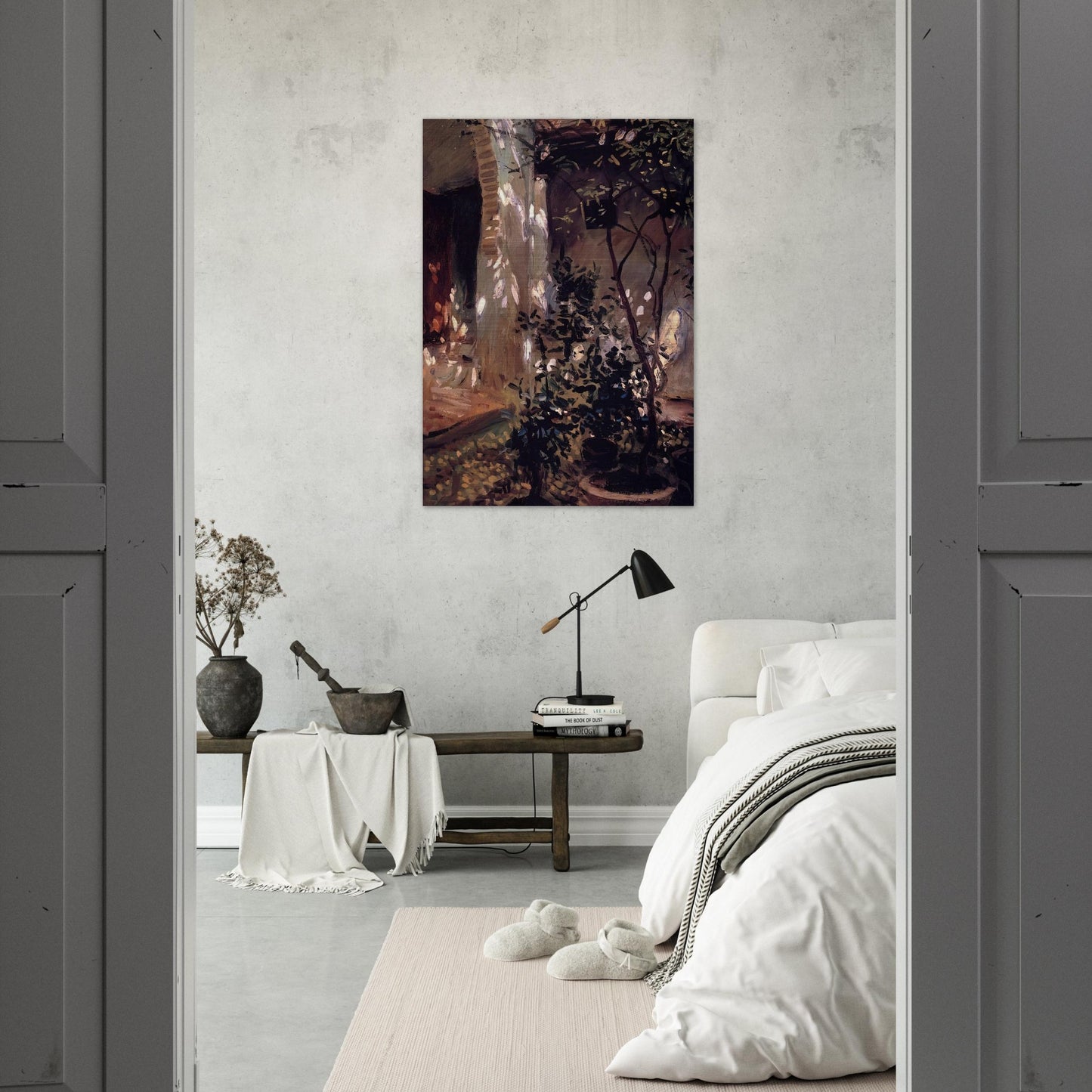 Granada. Sunspots - John Singer Sargent Brushed Aluminum Print - 70x100 cm / 28x40 inches | John Singer Sargent Aluminum Print | John Singer Sargent Prints