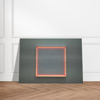 4 rythmes interférents en formant un carré - 1972 - Francois Morellet Brushed Aluminum Print - 70x100 cm / 28x40 inches | Francois Morellet Aluminum Print | Francois Morellet Prints