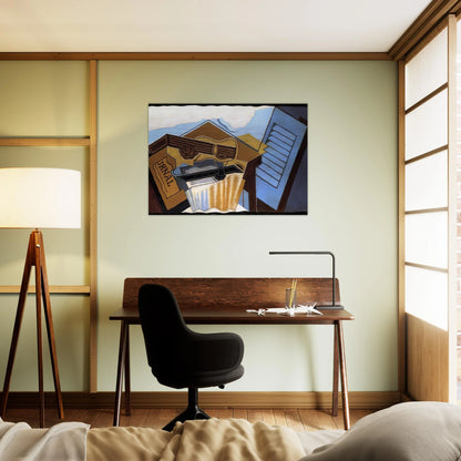 THE CLOUD 1921 - Juan Gris Brushed Aluminum Print - 70x100 cm / 28x40 inches | Juan Gris Aluminum Print | Juan Gris Prints