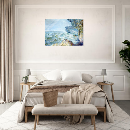 The Sea at Fecamp - claude monet Acrylic Print - 70x100 cm / 28x40″ inches