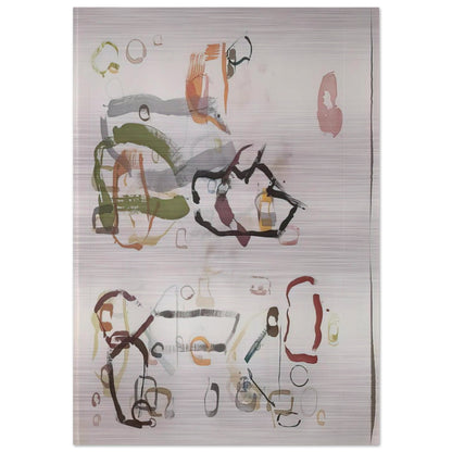 75 Stones - 1989 - John Cage Brushed Aluminum Print - 70x100 cm / 28x40 inches | John Cage Aluminum Print | John Cage Prints
