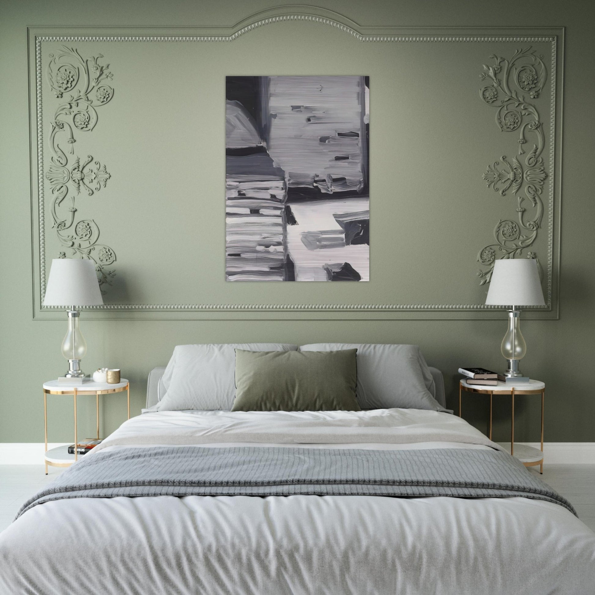 TOWNSCAPE 1968 4 - Gerhard Richter Brushed Aluminum Print - 70x100 cm / 28x40 inches | Gerhard Richter Aluminum Print | Gerhard Richter Prints