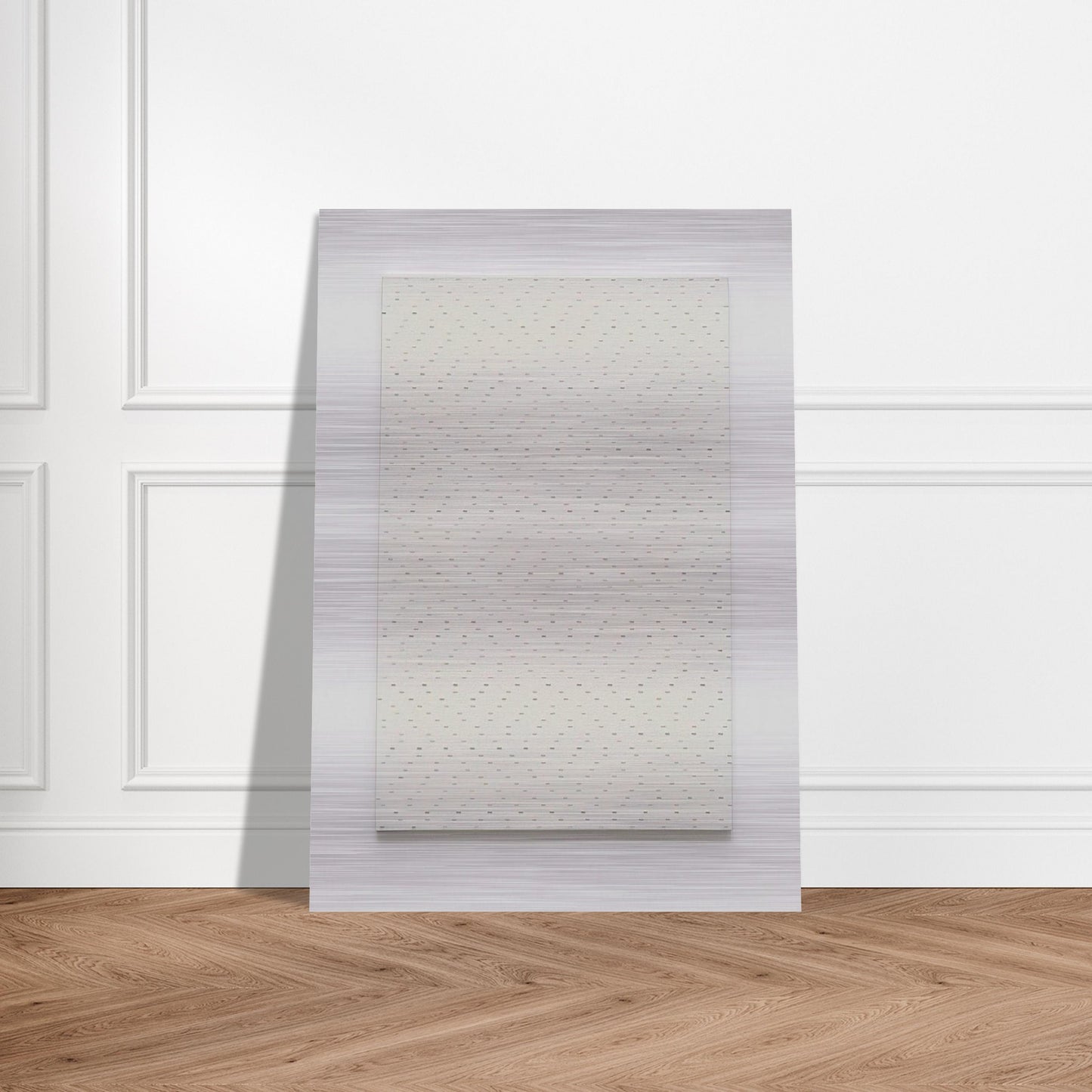 Tous les 5 cm, tous les 6 cm, No. 74075 - 1974 - Francois Morellet Brushed Aluminum Print - 70x100 cm / 28x40 inches | Francois Morellet Aluminum Print | Francois Morellet Prints