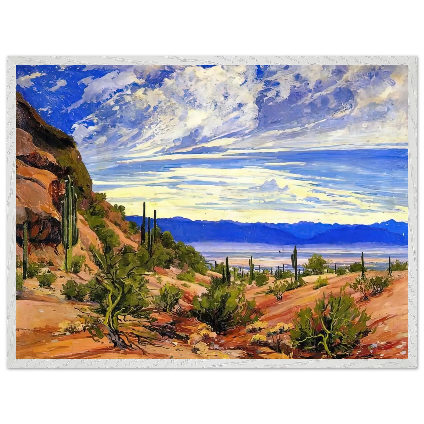 Maynard Dixon - WASHOE WICKIUP 1919 Wall art - 30x45 cm / 12x18 Inches - Fine Art Poster - -