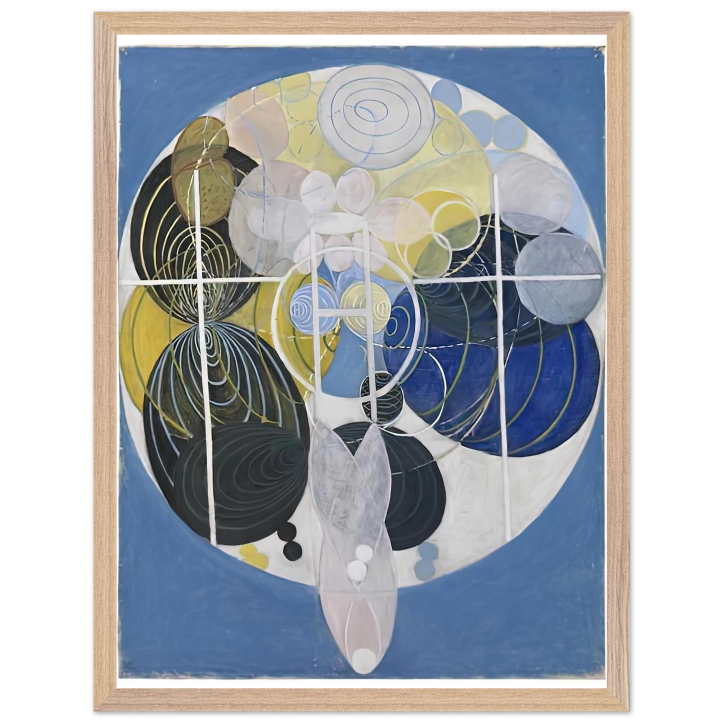 Hilma af Klint - THE LARGE FIGURE PAINTINGS NR 5 1907 Wall art - 45x60 cm / 18x24 inches - Fine Art Poster-canvas - -