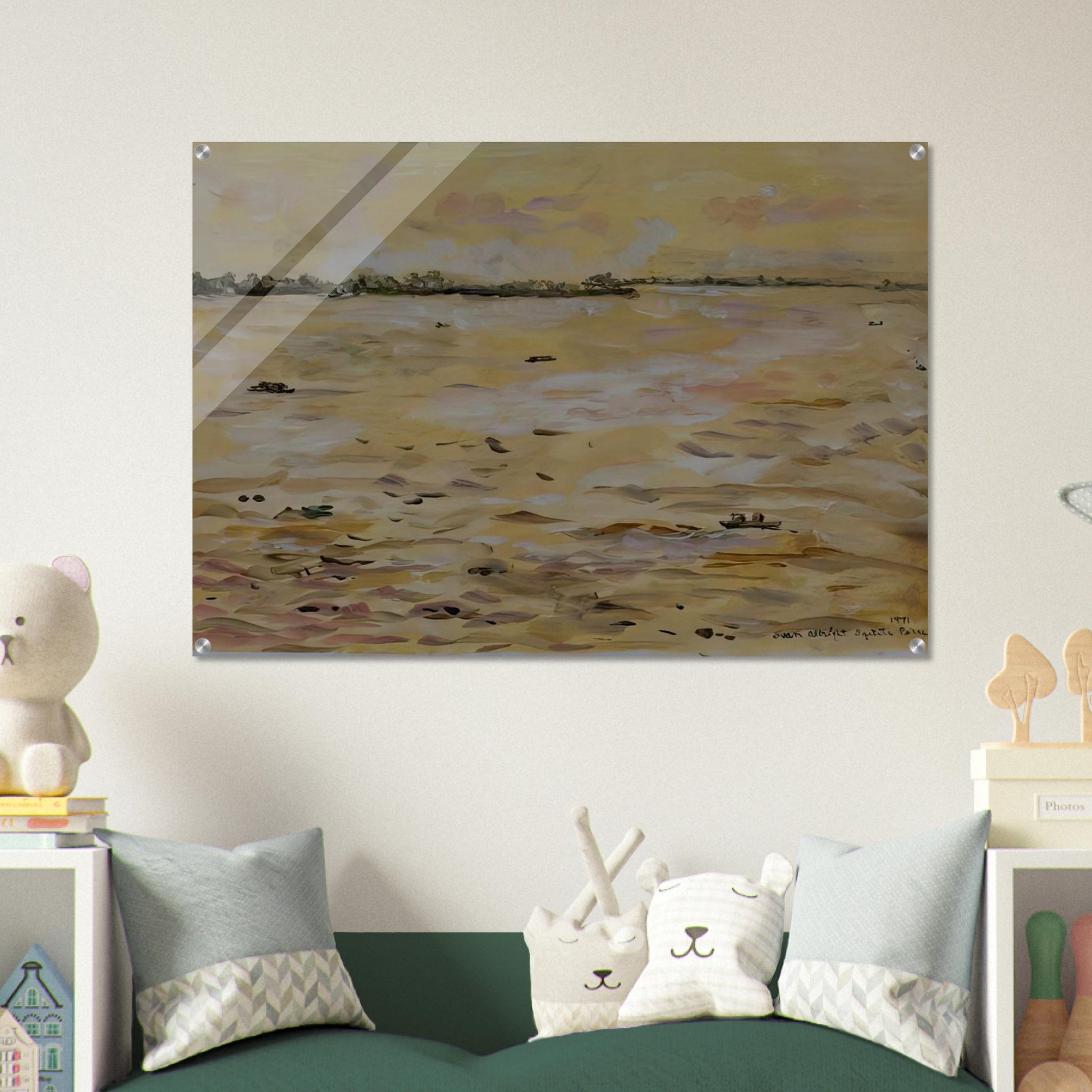 THE AMAZON RIVER IQUITOS PERU 1971 - Ivan Albright Acrylic Print - 70x100 cm / 28x40″ inches | Ivan Albright Wall Art | Ivan Albright Prints