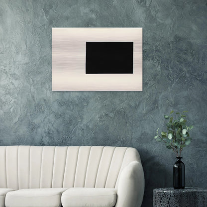 Square Form - Ellsworth Kelly Brushed Aluminum Print - 70x100 cm / 28x40 inches | Ellsworth Kelly Aluminum Print | Ellsworth Kelly Prints