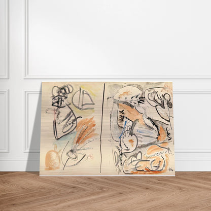 Window Shade No. 2, 1952- - Helen Frankenthaler Brushed Aluminum Print - 70x100 cm / 28x40 inches | Helen Frankenthaler Aluminum Print | Helen Frankenthaler Prints