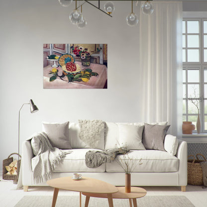 STILL LIFE WITH PINEAPPLES 1 - Henri Matisse Brushed Aluminum Print - 70x100 cm / 28x40 inches | Henri Matisse Aluminum Print | Henri Matisse Prints