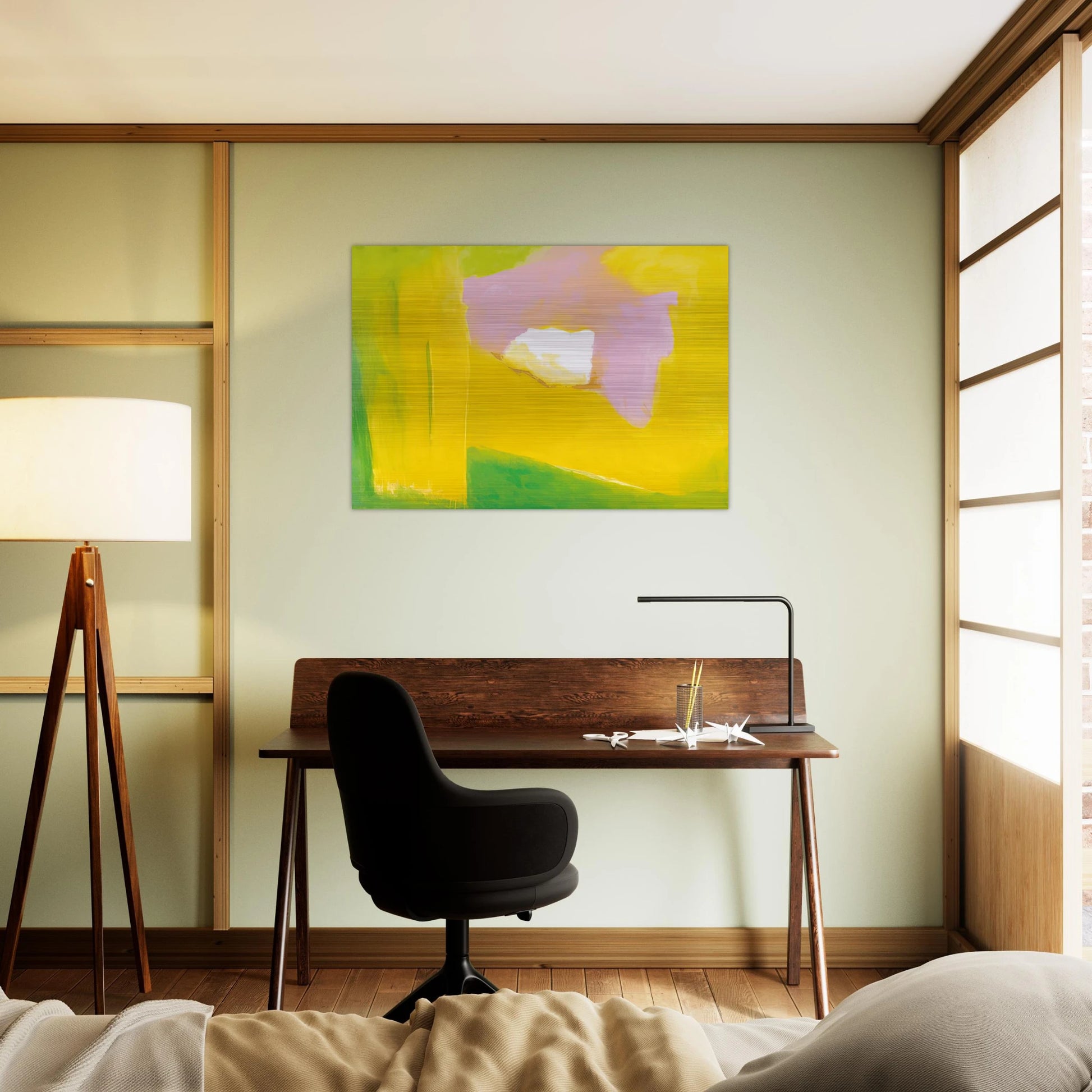 UNTITLED 8 1997 - Esteban Vicente Brushed Aluminum Print - 70x100 cm / 28x40 inches | Esteban Vicente Aluminum Print | Esteban Vicente Prints