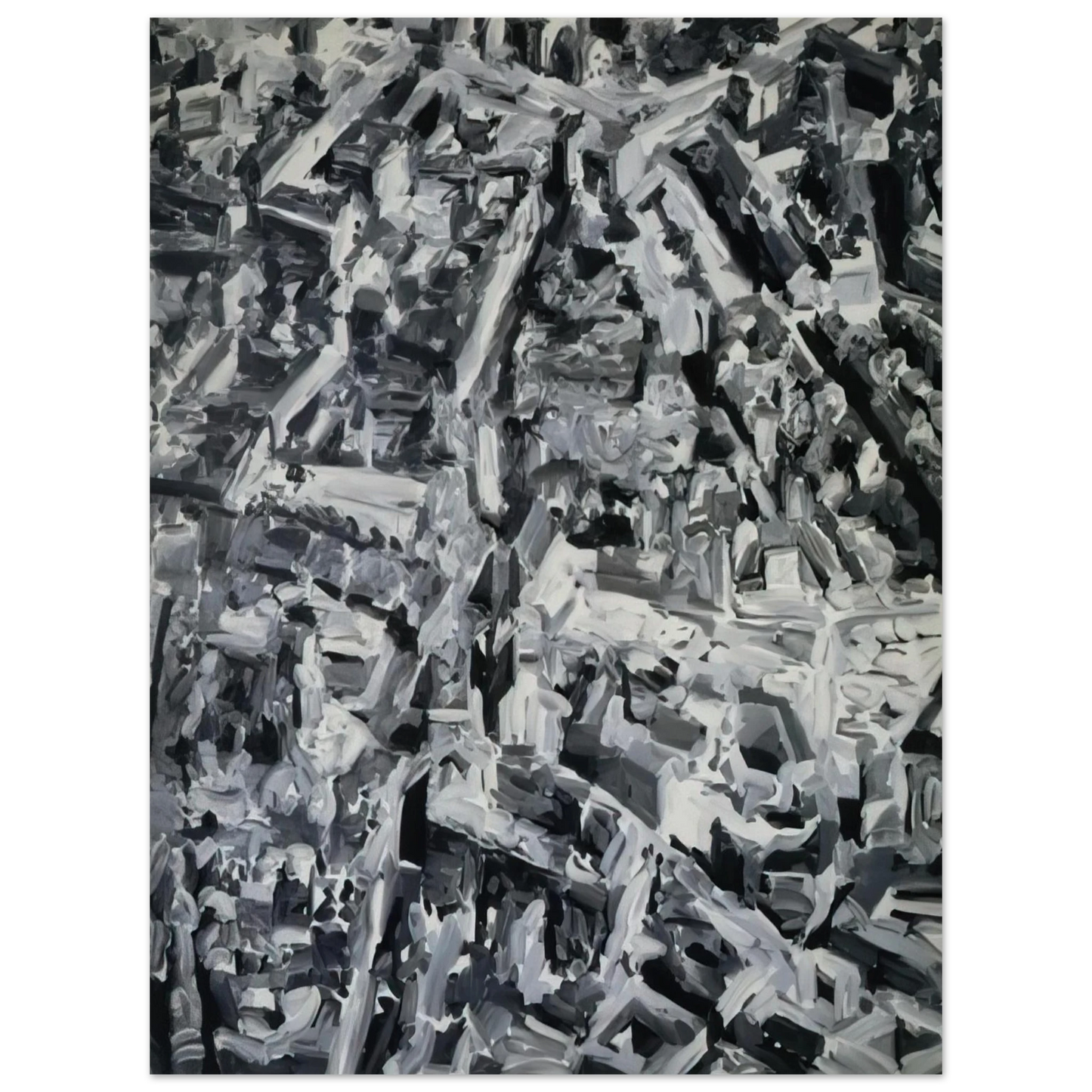 Gerhard Richter - TOWNSCAPE F 1968  75x100 cm / 30x40inches Fine Art Poster