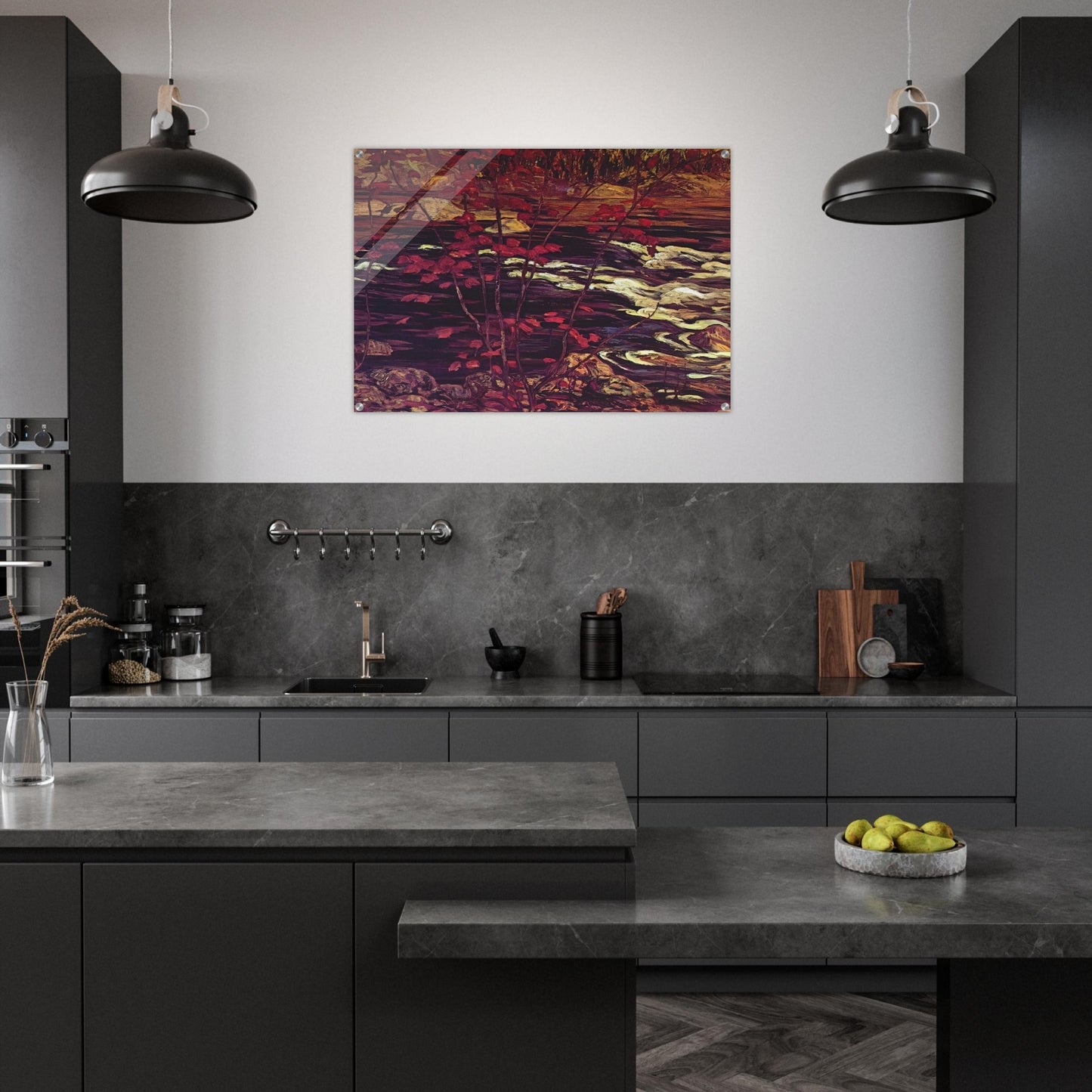 The Red Maple - 1914 - A.Y. Jackson Acrylic Print - 70x100 cm / 28x40″ inches