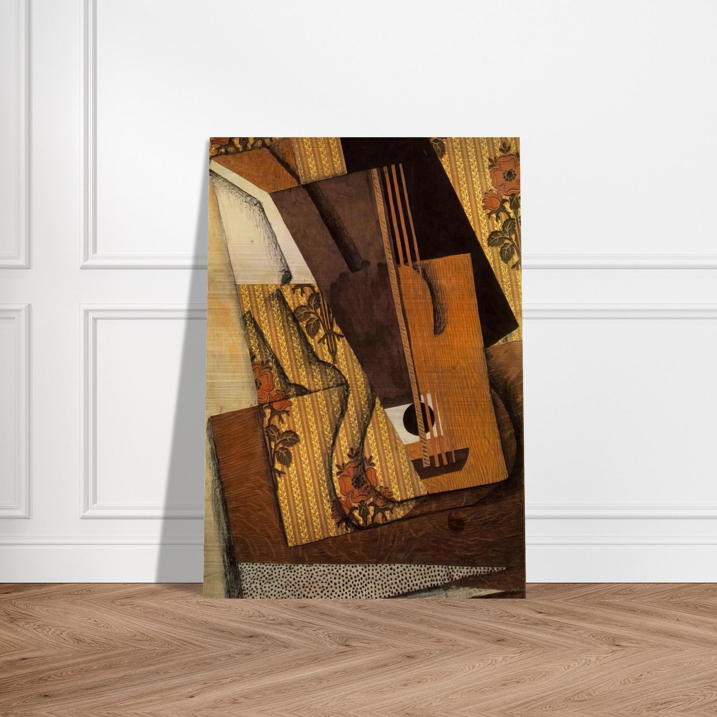 THE GUITAR 1914 - Juan Gris Brushed Aluminum Print - 70x100 cm / 28x40 inches | Juan Gris Aluminum Print | Juan Gris Prints