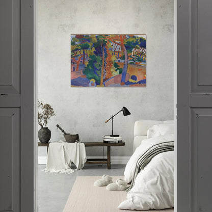 BRIDGE OVER THE RIOU 1906 - Andre Derain Brushed Aluminum Print - 70x100 cm / 28x40 inches | Andre Derain Aluminum Print | Andre Derain Prints