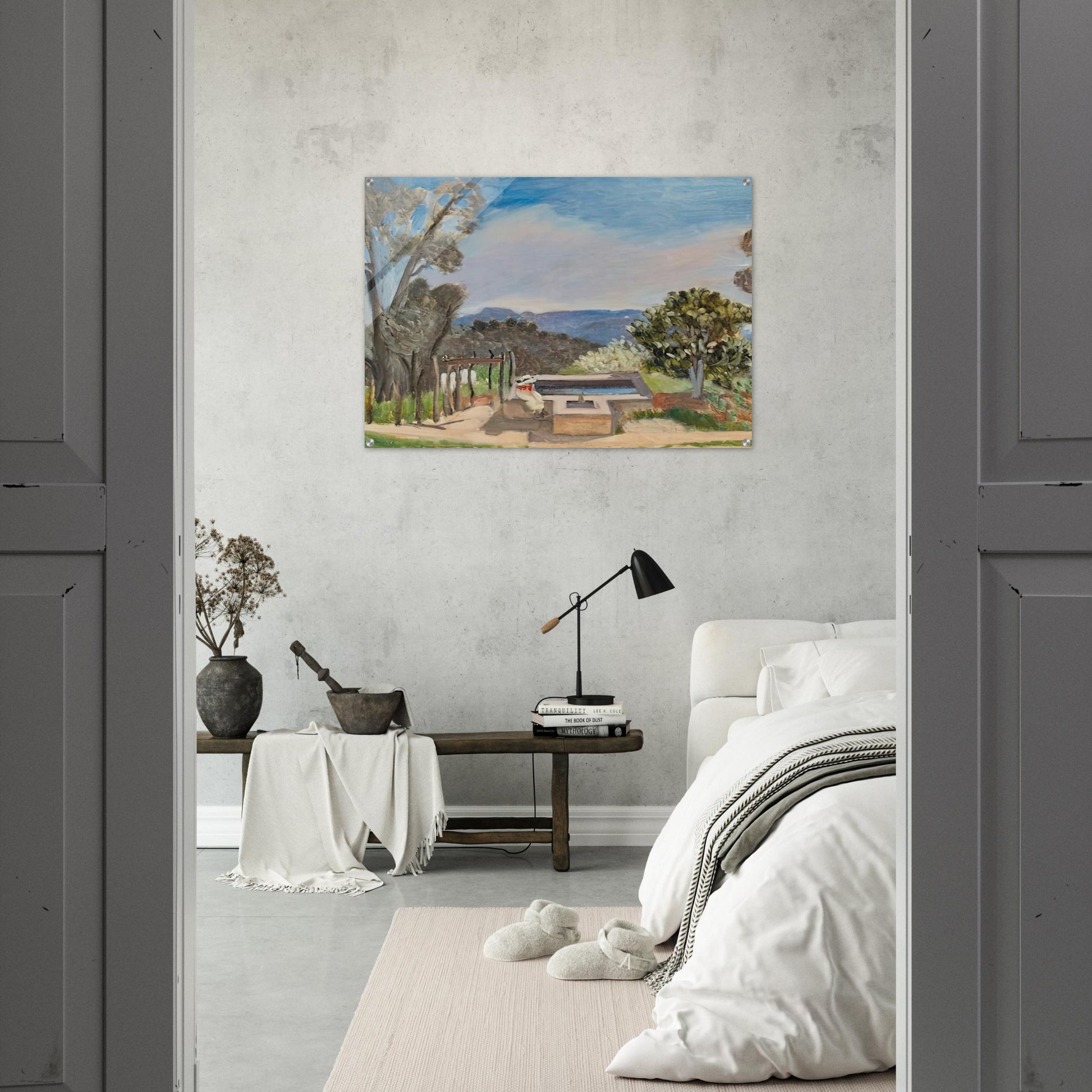 LE VIVIER PAYSAGE DE PROVENCE 1923 - Henri Matisse Acrylic Print - 70x100 cm / 28x40″ inches