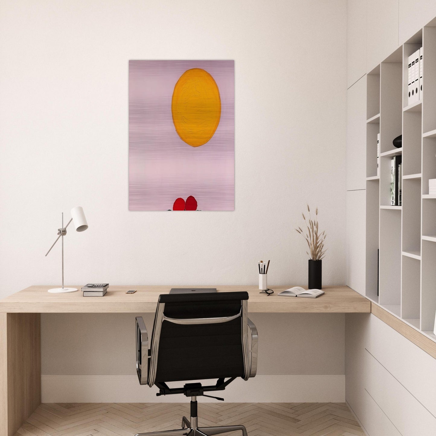 PAINTING 918 1972 - Luis Feito Brushed Aluminum Print - 70x100 cm / 28x40 inches | Luis Feito Aluminum Print | Luis Feito Prints