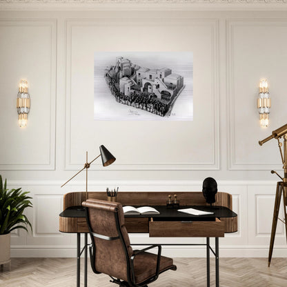 ESCHER (24) - MC Escher Brushed Aluminum Print - 70x100 cm / 28x40 inches | MC Escher Aluminum Print | MC Escher Prints