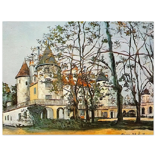 Maurice Utrillo - THE CASTLE  75x100 cm / 30x40inches Fine Art Poster