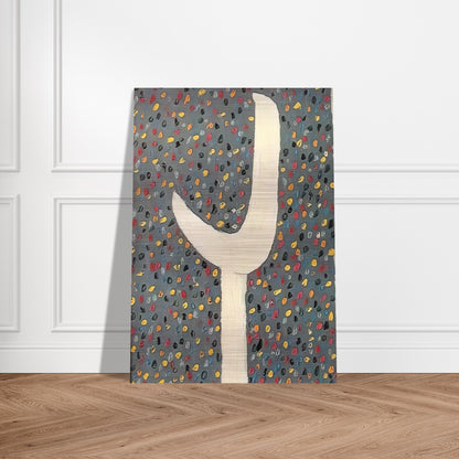 Tab Tied to the Moon Film - 1957 - Forrest Bess Brushed Aluminum Print - 70x100 cm / 28x40 inches | Forrest Bess Aluminum Print | Forrest Bess Prints