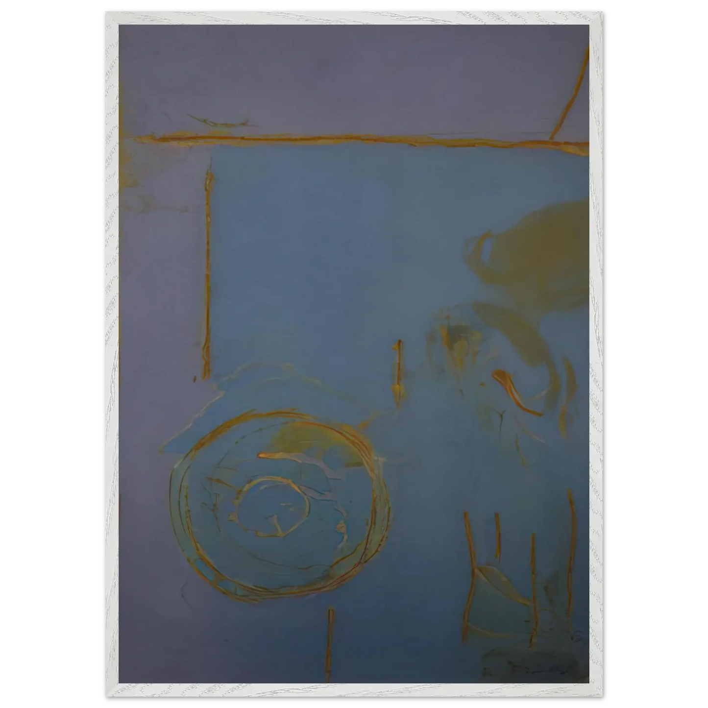 Helen Frankenthaler - Guadalupe - 1989 Wall art - A3 (29.7 x 42  cm) - Premium Wooden Framed Poster With Fine Art Paper - White frame