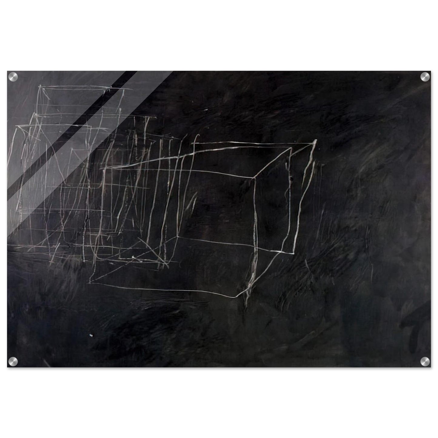 Night Watch - Cy Twombly Acrylic Print - 70x100 cm / 28x40″ inches