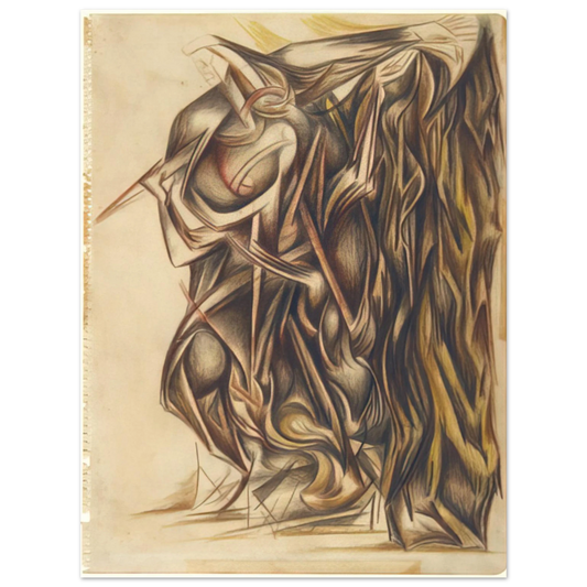 Jackson Pollock - UNTITLED 1941  75x100 cm / 30x40inches Fine Art Poster
