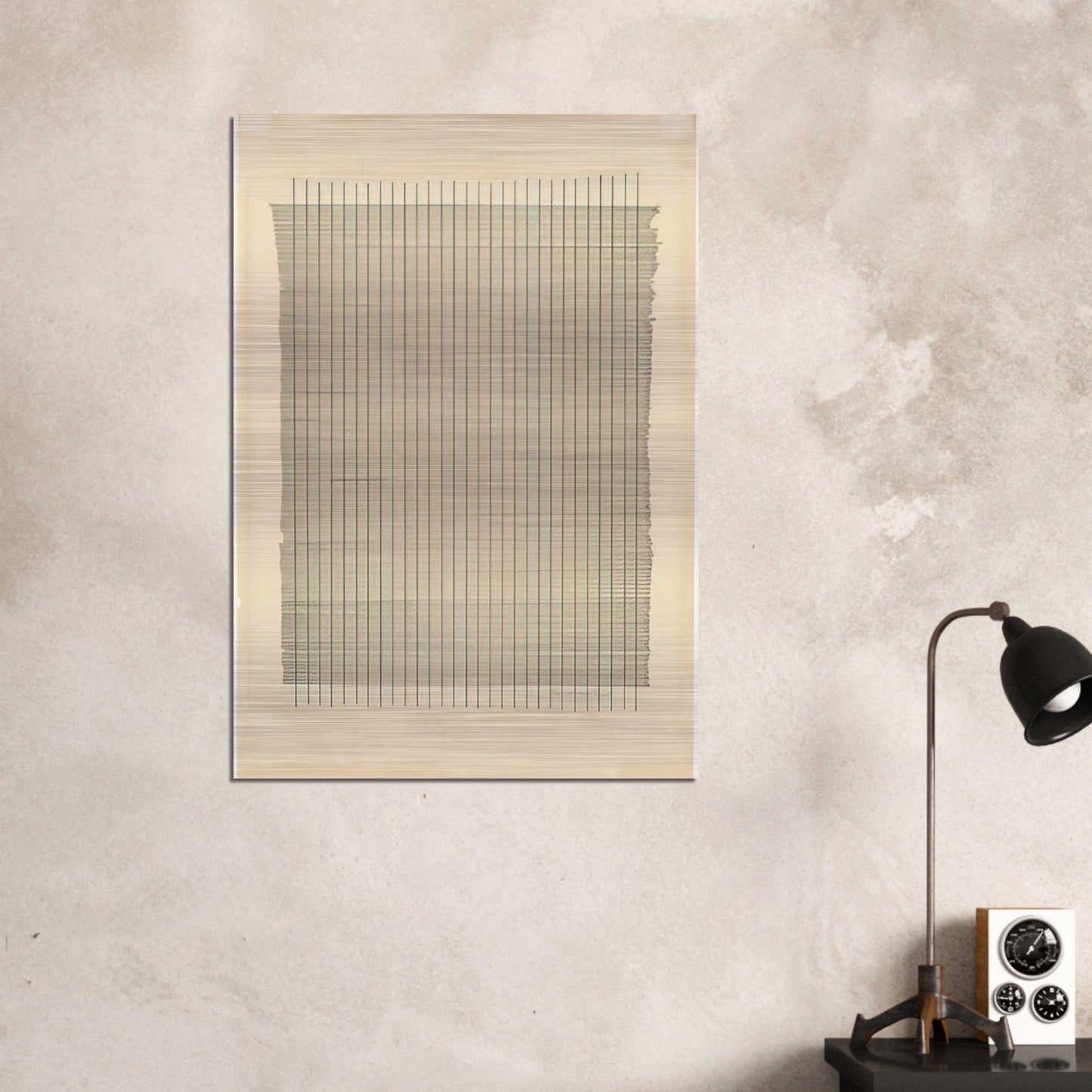 Tremolo - Agnes Martin Brushed Aluminum Print - 70x100 cm / 28x40 inches | Agnes Martin Aluminum Print | Agnes Martin Prints