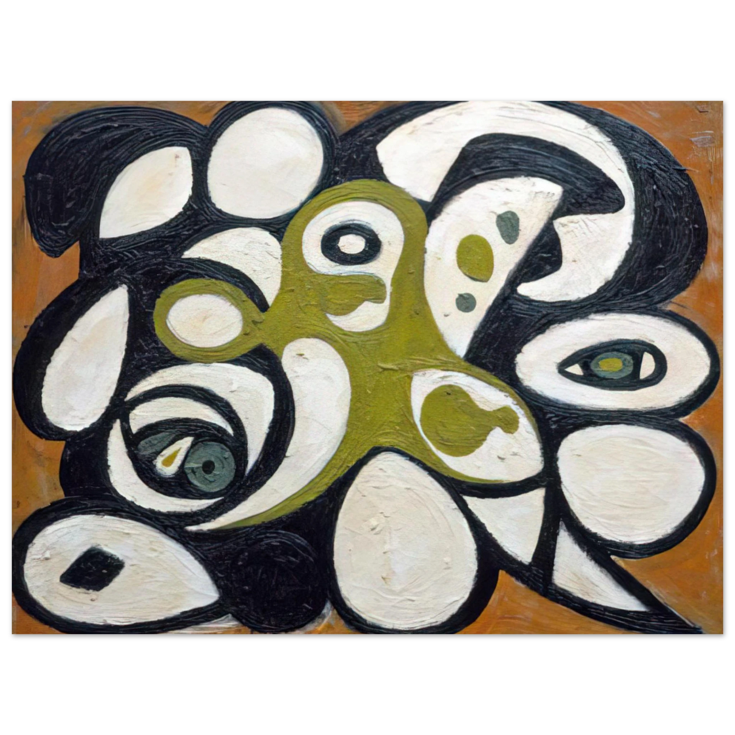 Richard Pousette-Dart - Animal Head  75x100 cm / 30x40inches Fine Art Poster