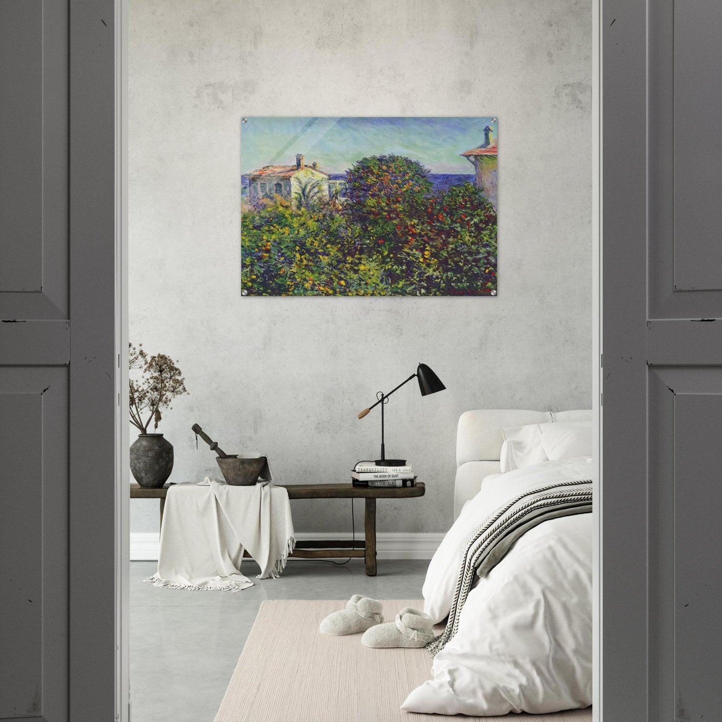 Bordighera, the House of Gardener - claude monet Acrylic Print - 70x100 cm / 28x40″ inches